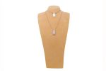 Collana Scapolare con doppia placchetta raffigurante la Madonna del Carmelo e Gesù in Argento 925