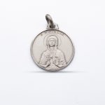 Ciondolo Medaglia Santa Natalia in Argento 925