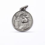 Ciondolo Medaglia Santa Rita in Argento 925