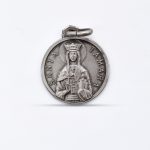 Ciondolo Medaglia Santa Tamara in Argento 925