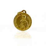 Ciondolo Medaglia Santa Anastasia Romana in oro  18kt