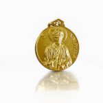 Ciondolo Medaglia Sant'Andrea in Oro 18kt