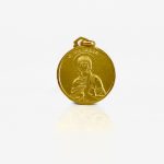 Ciondolo Medaglia Santa Natalia in oro 18kt