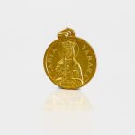 Ciondolo Medaglia Santa Tamara in oro 18kt