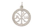 Medaglia con la Croce della Pace in Argento 925 (Monogramma di Cristo)