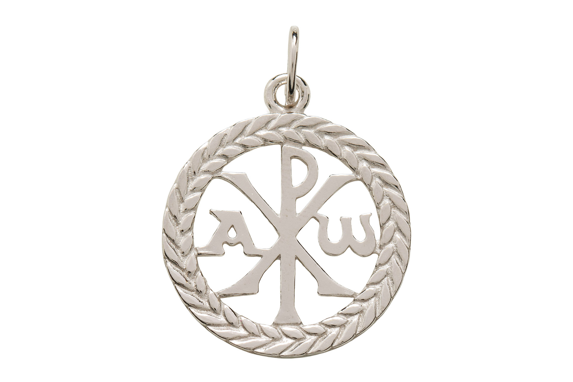 _MG_0278 Medaglia con la Croce della Pace in Argento 925 (Monogramma di Cristo)