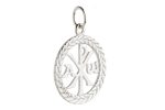 Medaglia con la Croce della Pace in Argento 925 (Monogramma di Cristo) - immagine 2