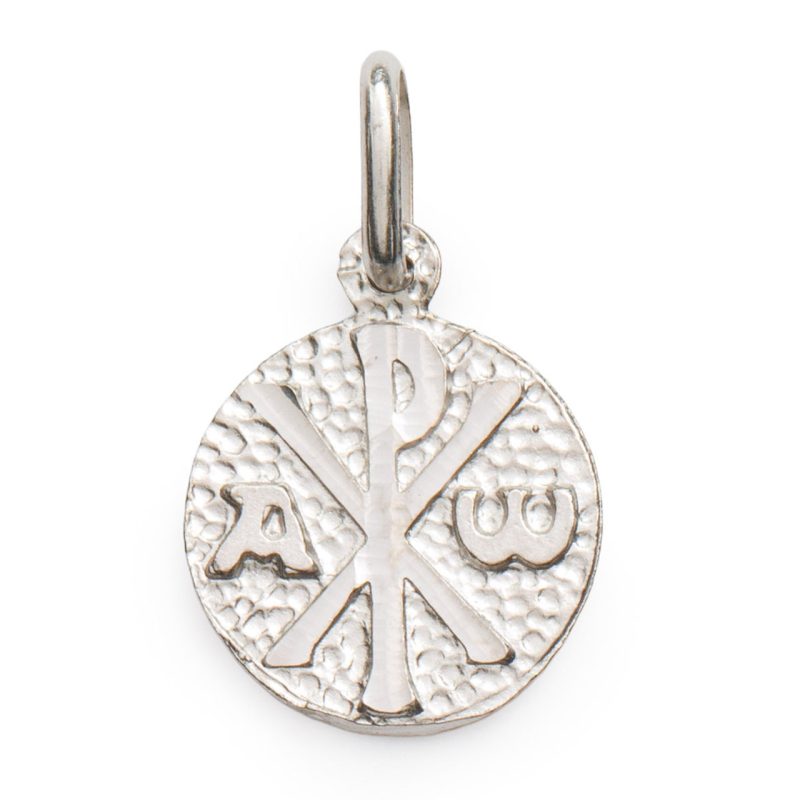 Medaglia Doppia con la Croce della Pace e Mater Ecclesiae in Argento 925