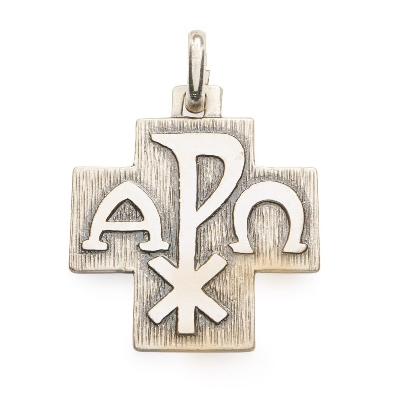 Croce della Pace con scritta Vaticano in Argento 925
