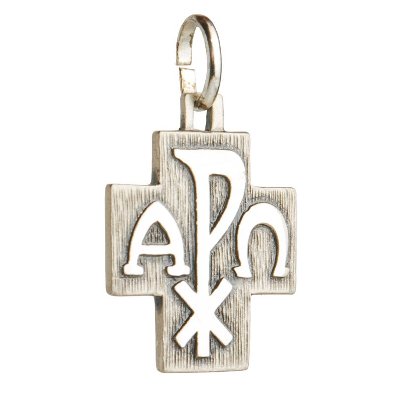 Croce della Pace con scritta Vaticano in Argento 925