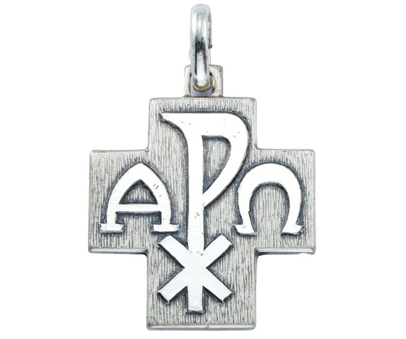 Croce della Pace con scritta Vaticano in Argento 925
