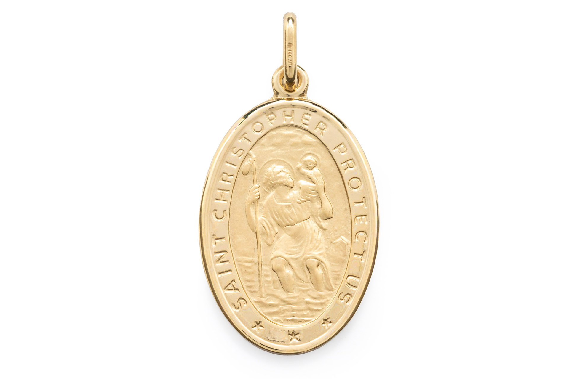 IMG_9174 Medaglia San Cristoforo in Oro 18 kt giallo