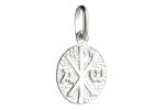 Medaglia della Pace con immagine Mater Ecclesiae in oro bianco 18kt - immagine 2