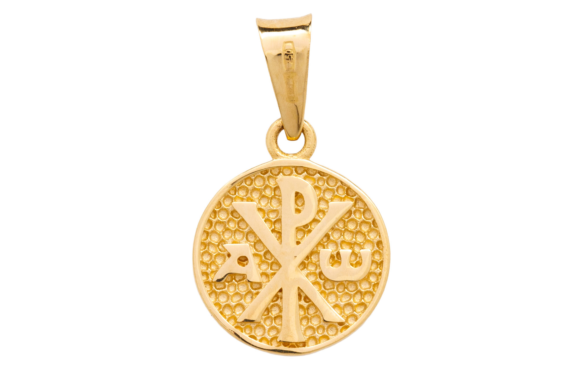 _MG_1017 Medaglia della Pace con immagine Mater Ecclesiae in oro bianco e giallo 18kt
