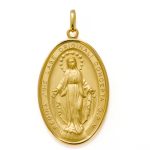 Medaglia Miracolosa in Argento 925 dorato