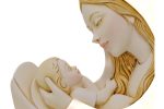 Statua Madonna con Bambino in polvere di marmo - immagine 3