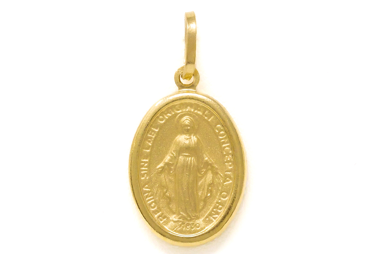 P1127111 Medaglia Miracolosa in Oro 18 kt Giallo - immagine 1
