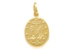Medaglia Miracolosa in Oro 18 kt Giallo - immagine 2