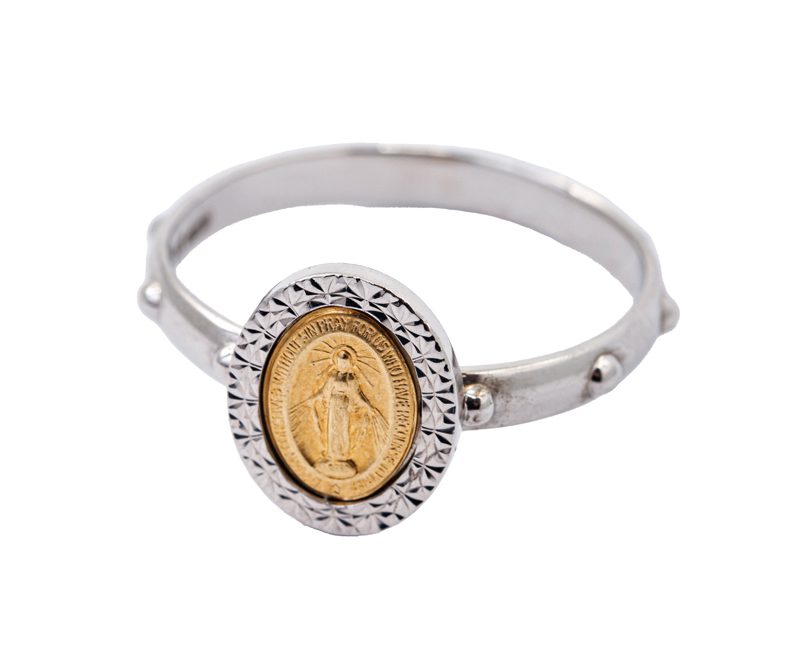 Anello Rosario con la Medaglia Miracolosa