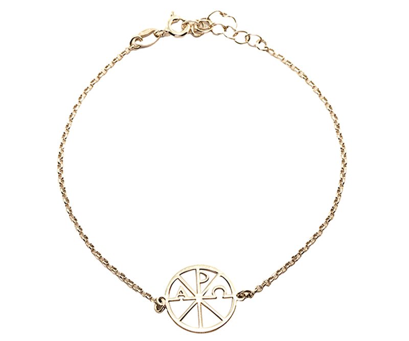 bracciale con medaglia della pace in argento