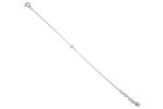 Bracciale con Croce Laterale in Argento 925