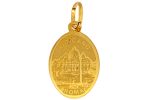 Medaglia di Mater Ecclesiae in oro 18kt e smalto - immagine 2