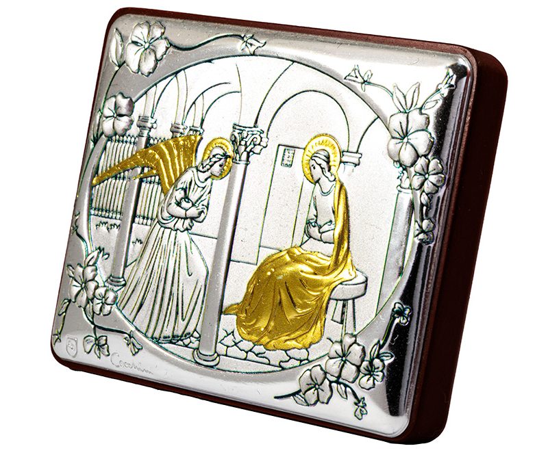 Quadro l'Annunciazione bilaminato Argento