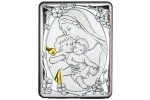 Quadro Madonna della Maternità bilaminato Argento