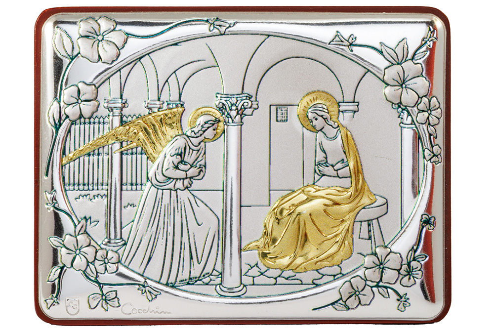 _MG_6184 Quadro l'Annunciazione bilaminato Argento