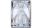Quadro Madonna Miracolosa bilaminato argento