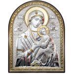 Quadro Madonna del Perpetuo Soccorso in Argento bilaminato dorato