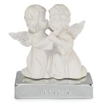 Statua Il Bacio degli Angeli dettagli argento