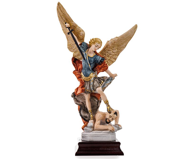 Statua di San Michele Arcangelo in polvere di marmo