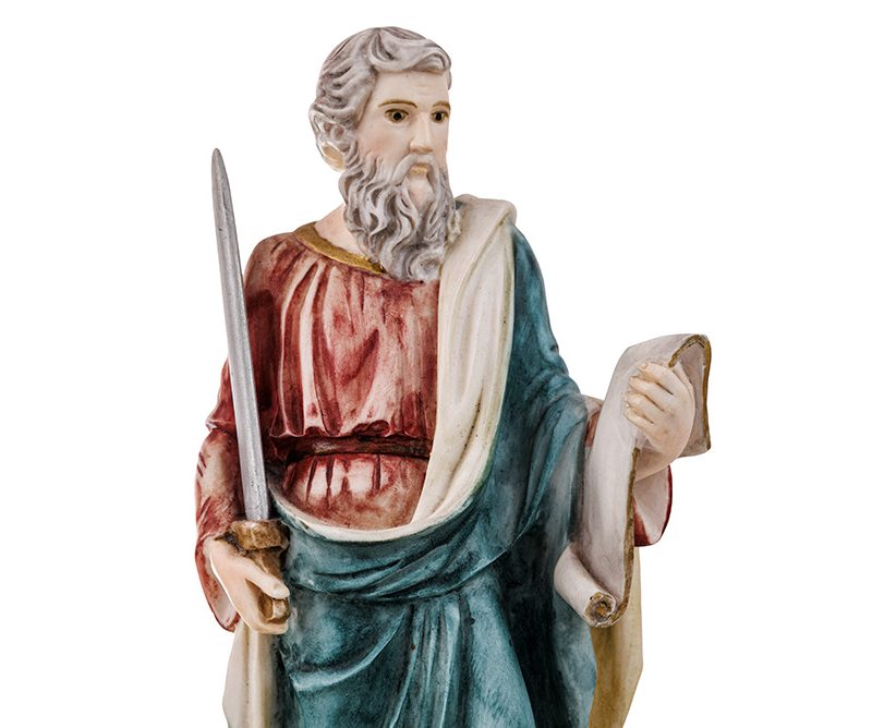 Statua di San Paolo in polvere di marmo
