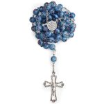 Rosario in Argento 925 con grani in Vetro di Murano