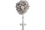 Rosario in Argento 925 con grani in Vetro di Murano