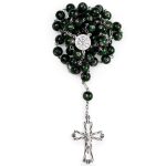 Rosario in Argento 925 con grani in Vetro di Murano