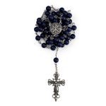 Rosario in Argento 925 con grani in Lapislazzuli