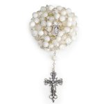 Rosario in Argento 925 con grani in Madreperla