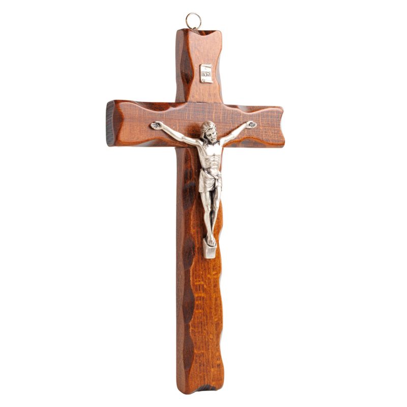 Crocifisso classico da muro in legno