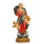 Statua della Madonna che scioglie i nodi in resina