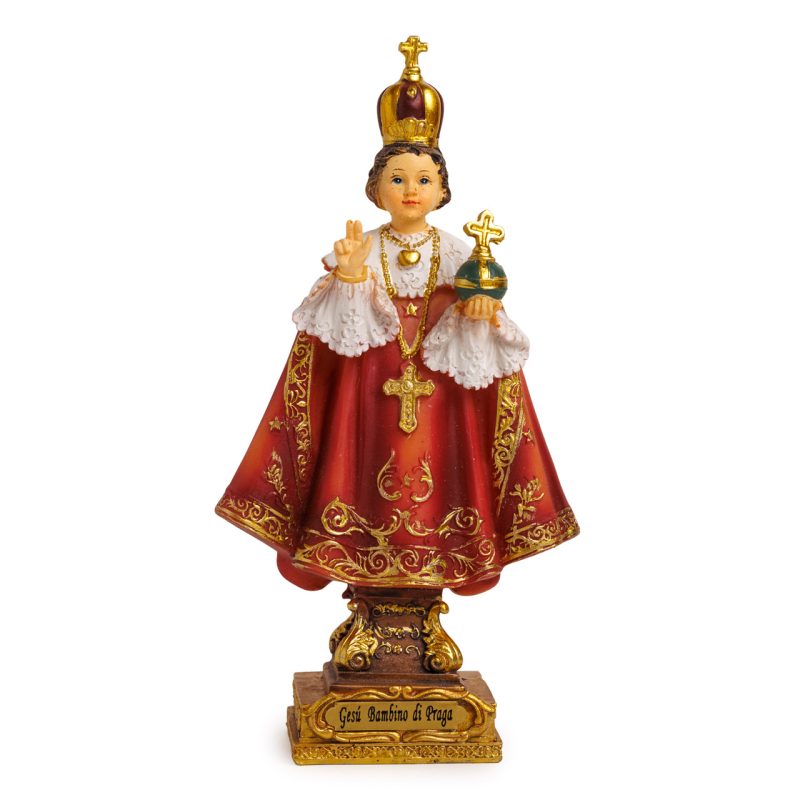 Statua del Gesù Bambino di Praga in resina