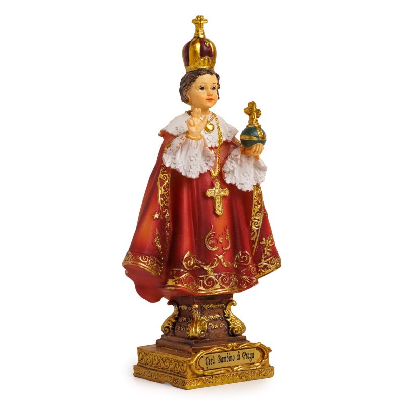 Statua del Gesù Bambino di Praga in resina