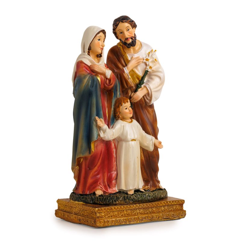 Statua della Sacra Famiglia in resina