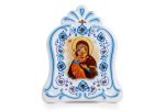Quadretto con la Madonna con Bambino effetto ceramica