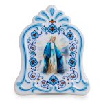 Quadretto con la Madonna Miracolosa effetto ceramica