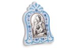 Quadretto con la Sacra Famiglia bilaminato argento