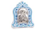 Quadretto con la Madonna del Perpetuo Soccorso bilaminato argento