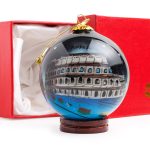 Palla di Natale in Vetro dipinta a mano Colosseo di notte