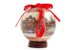 Palla di Natale in plastica decorata